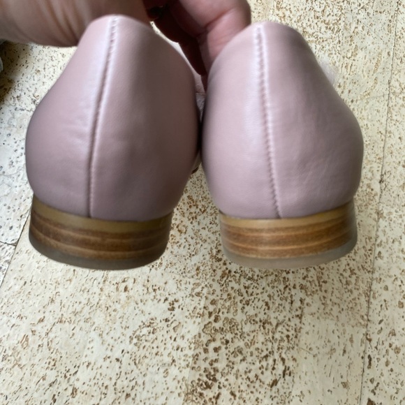 DONALD J. PLINER Lilian Leather Almond Toe Blush Pink Loafers Size 7.5 - Picture 5 of 9